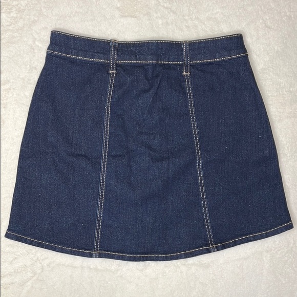 Altar’d State Denim Button-Front Skirt Size XS - Picture 4 of 6